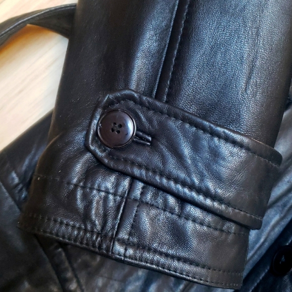 Michael Hoban North Beach Leather Duster Size 46 - Picture 5 of 9